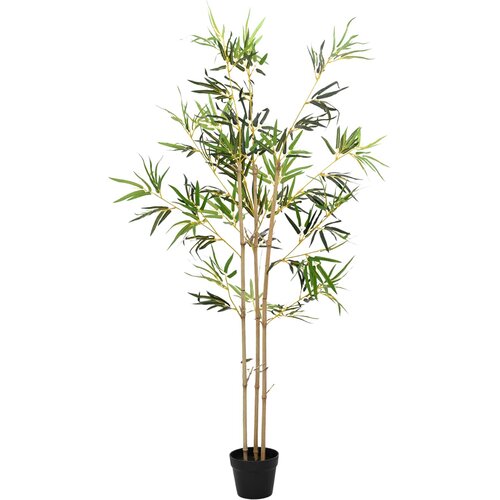  Umjetno bambusovo drvo Zelena 55 x 16 x 150 cm Tkanina i bambus Slike