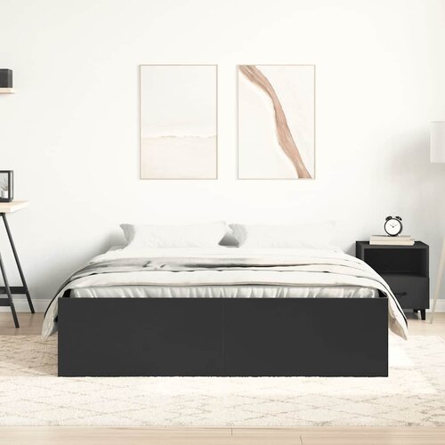  Okvir za krevet crni 160x200 cm Slike