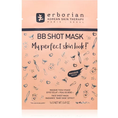 Erborian BB Shot Mask maska iz platna s posvetlitvenim učinkom 14 g