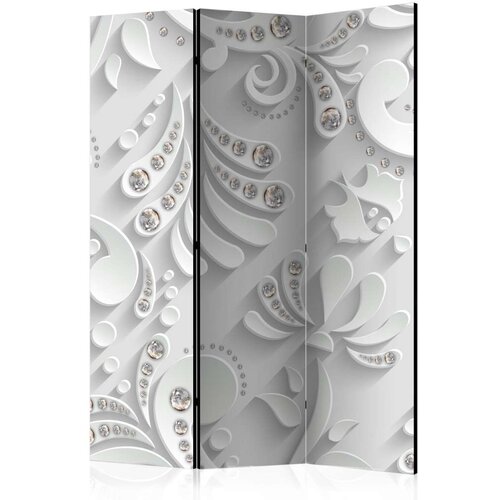  Paravan u 3 dijela - Flowers in Crystals [Room Dividers] 135x172 Cijene