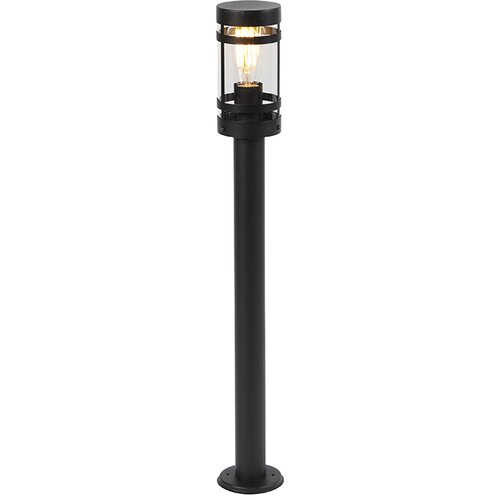 QAZQA Sodobna zunanja svetilka črna 80 cm IP44 - Gleam Cene