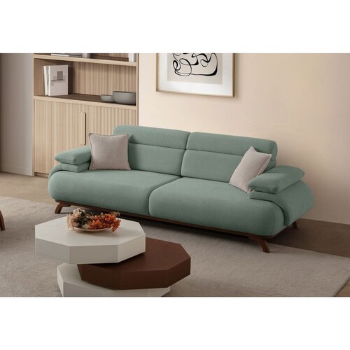 Atelier Del Sofa Bonjo Walnut trosed 246 cm, morsko zelena Cene