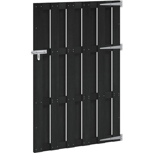  Vrtna vrata 100 x 150 cm WPC i aluminij Crna Cijene