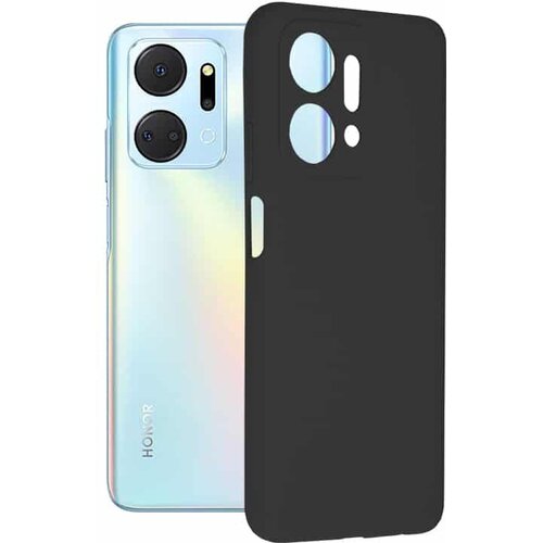  Techsuit Soft Edge Silicone maska za Honor X7a crna Slike