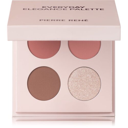 Pierre Ren&amp;eacute; Everyday Elegance Palette paleta senčil za oči odtenek Rose 1 kos Slike