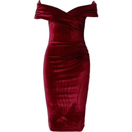 Sistaglam Koktejl obleka 'MYLO' rdeče vijolična