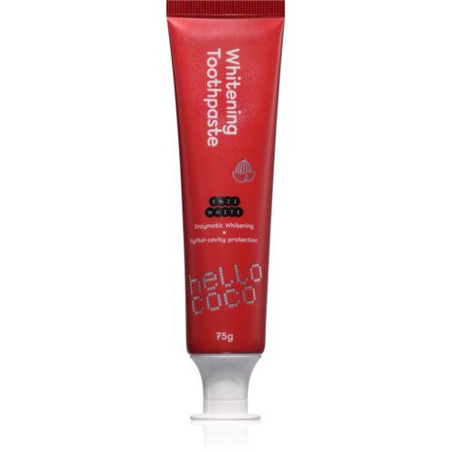 Hello Coco Whitening Toothpaste Watermeloun pasta za izbjeljivanje zuba s okusom 75 g Slike