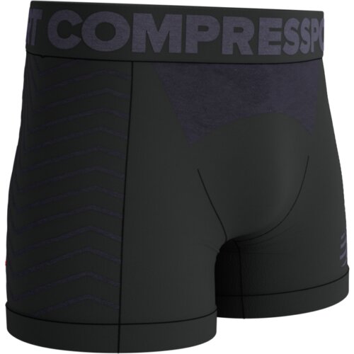  Bokserice Compressport Seamless Boxer Black/Grey - L Cijene