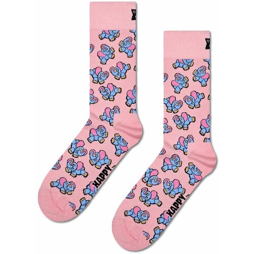 Happy Socks ženske čarape Inflatable Elephant roza barva Cene