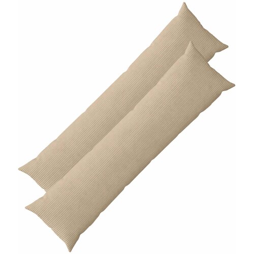  Presvlaka za jastuk 2 pcs HEERLEN Sivosmeđa 40 x 145 cm Kord Cijene