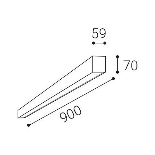  LED2 - LED plafonsko svetlo NOLI LED/30W/230V 3000/3500/4000K 90 cm bela Slike