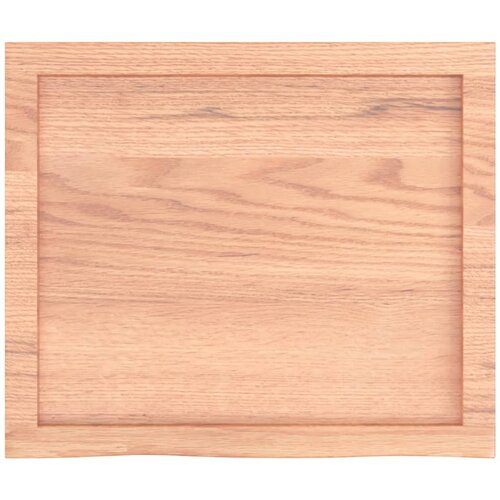  Kupaonska radna ploča svjetlosmeđa 60x50x(2-6) cm masivno drvo Slike
