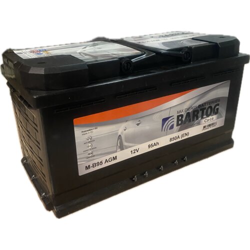  Akumulator Bartog M-B95 AGM 95Ah D+ 850A(EN) 353x175x190 Cene