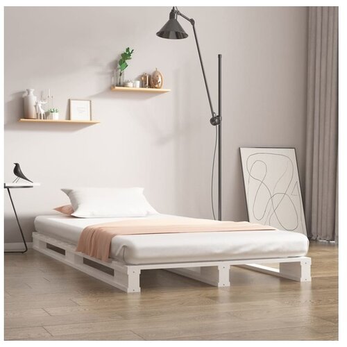  Od paleta bijeli 75x190 cm od masivne borovine 2FT6 mali Cijene