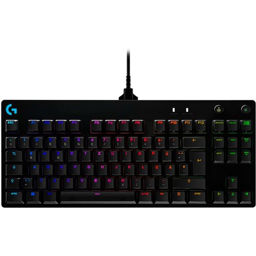Logitech G PRO TKL Corded Mechanical Gaming Keyboard - BLACK - US INT'L - USB - CLICKY 920-009392 Cene