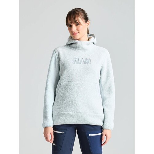 Slam Flis Logo Ws Heavy Hoodie Siva Slike
