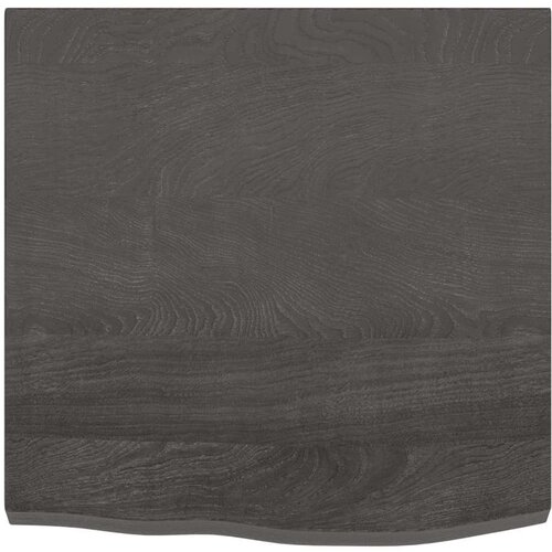  Stolna ploča tamnosiva 60x60x4 cm obrađena masivna hrastovina Slike