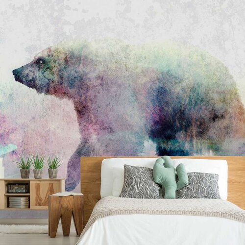  Samoljepljiva foto tapeta - Lonely Bear 196x140 Cijene