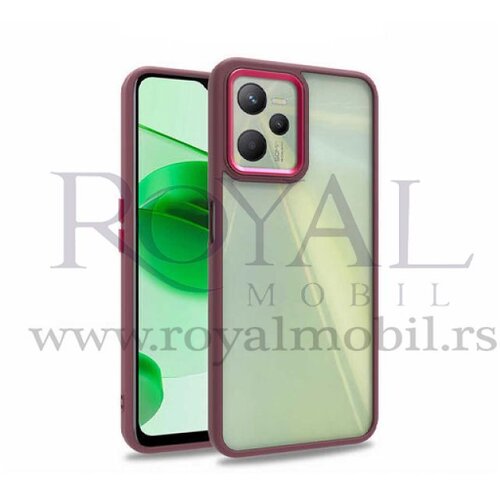  futrola pvc sa bumperom NO1 za realme C31 bordo Slike