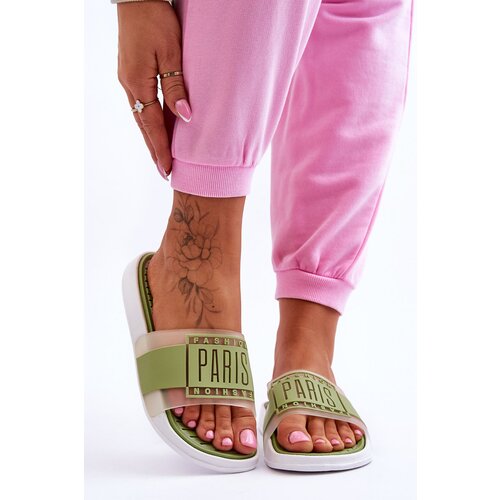 Kesi Women&amp;#039;s sports slippers Green Sunrise Slike