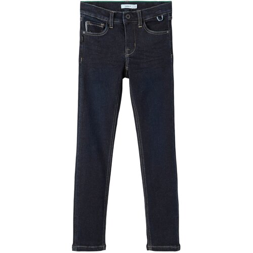 Name it Kavbojke &amp;#039;Theo&amp;#039; moder denim / bela Slike
