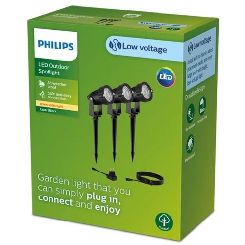 Philips SET od 3 spoljnih LED reflektora CAPER LED/1,5W/24/230V IP44 Slike