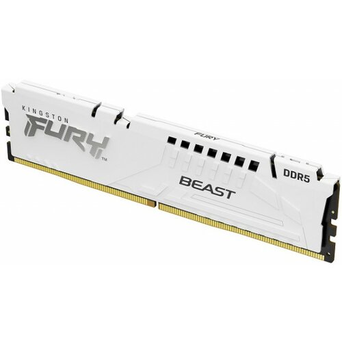 Kingston DDR5 32GB (2x16GB) 6000MHz CL40 dimm [fury beast] white xmp Slike