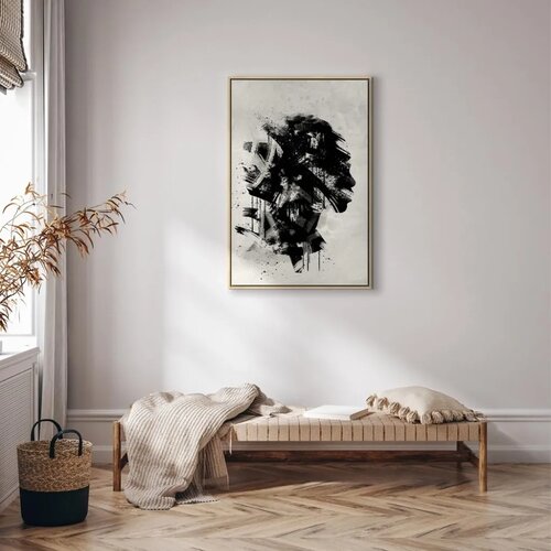  Slika - Classic Profile (1 Part) Vertical 40x60 U prirodnom drvenom okviru Slike
