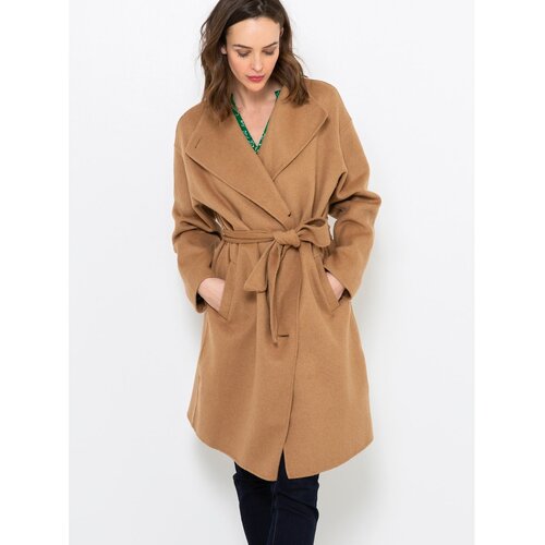 Camaieu Beige coat with wool - Women Slike