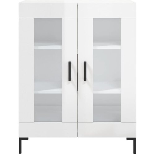  Komoda siva boja betona 69,5x34x90 cm od konstruiranog drva Slike