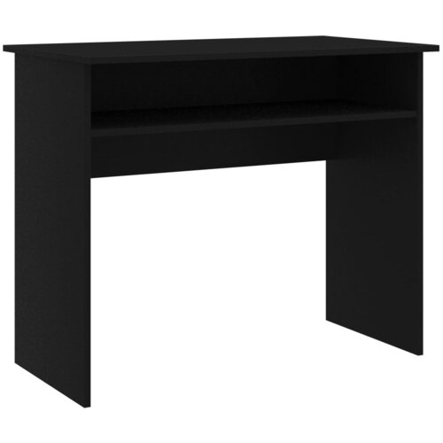 Maison Chic Pisalna miza - pisarniška miza - Računalniška miza črna 90x50x74 cm iverna plošča, (21785509) Cene