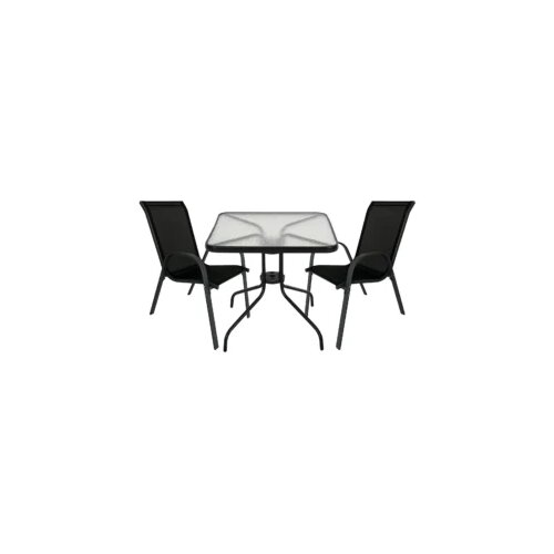 Expert ba&amp;scaron;tenska garnitura SET 8 Valencia sto 60 x 60 x 70 cm i 2 stolice Slike