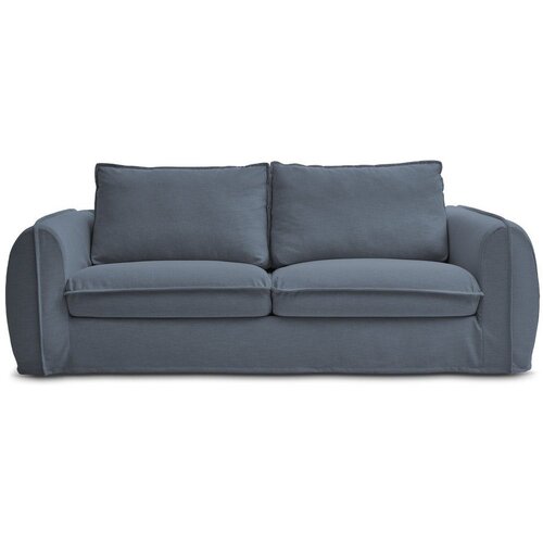 Bobochic Paris Modra sedežna garnitura za spanje/raztegljiva 236 cm Archimede &ndash; Cene