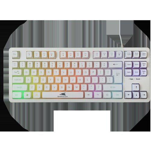 White Shark Baracuda BGK 01114 KRILL White Keyboard US tastatura Cene