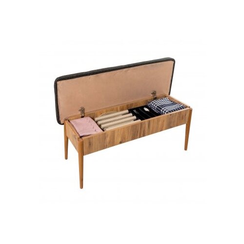 Hanah home Set trpezarijski sto, 2 trpezarijske stolice i klupa Vina 1053 Orah Cene