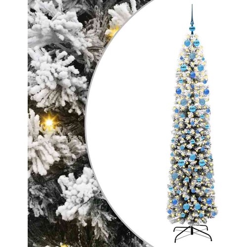  Umjetno božićno drvce Zelena 210 cm PVC i čelik i plastika Slike