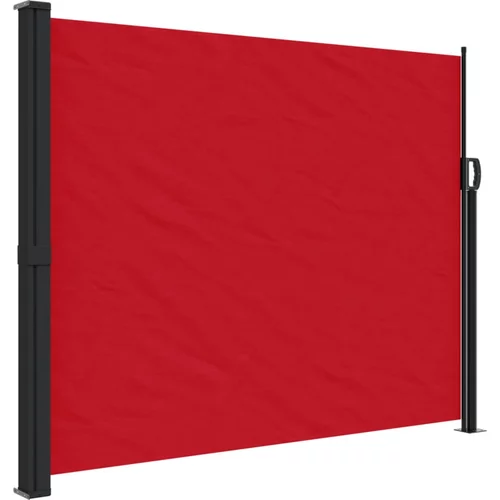 vidaXL Zložljiva stranska tenda rdeča 160x600 cm, (21069688)