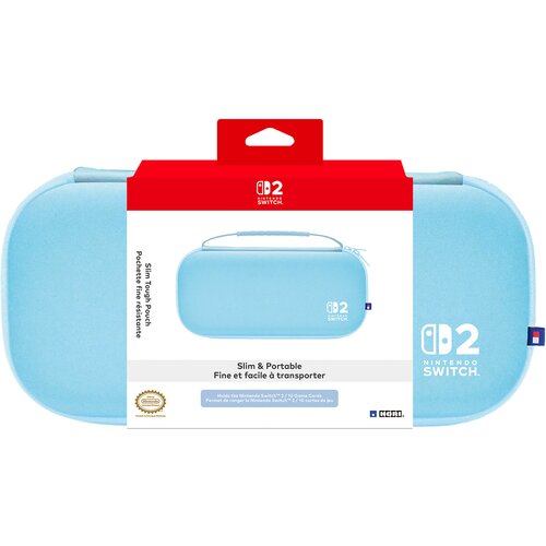 Hori Etui SLIM TOUGH POUCH za Nintendo Switch 2, svetlo moder, (5000117301) Slike