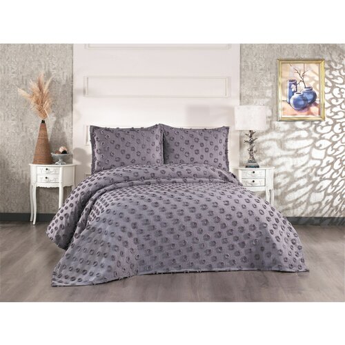 hayal - anthracite anthracite double bedspread set Slike