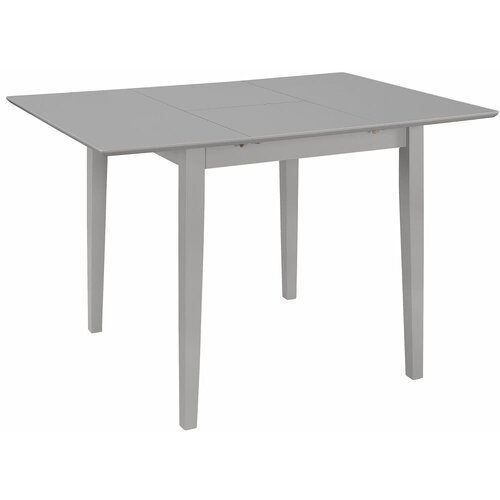  Raztegljiva jedilna miza MDF (80-120)x80x74 cm siva Slike