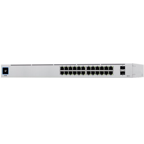 Ubiquiti Pro 24; (24) GbE ports; (2) 10G SFP+ ports; DC power backup-ready; Layer 3 switching; Silent... Cijene