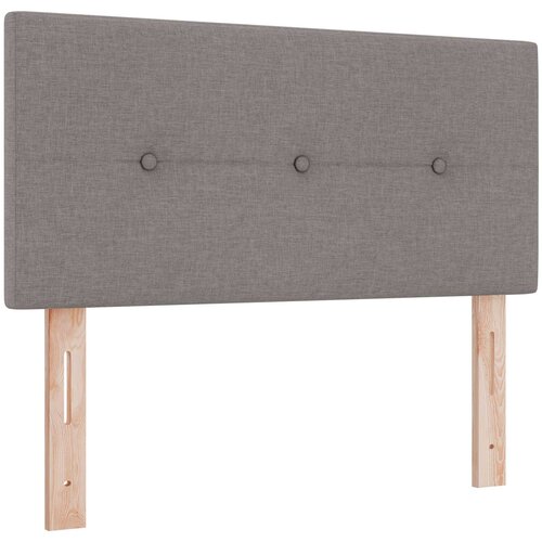  Boxspring krevet s madracem Sivosmeđa 120 x 190 cm Tkanina Slike
