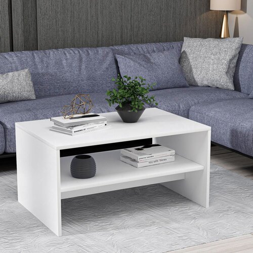 Woody Fashion Apollon - White White Coffee Table Cene