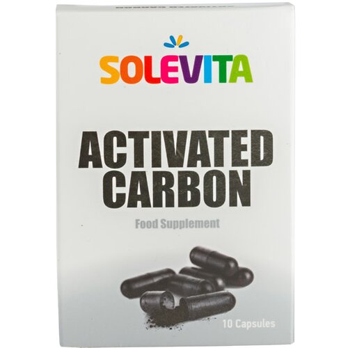 SOLEVITA activated carbon, 10 kapsula Cene
