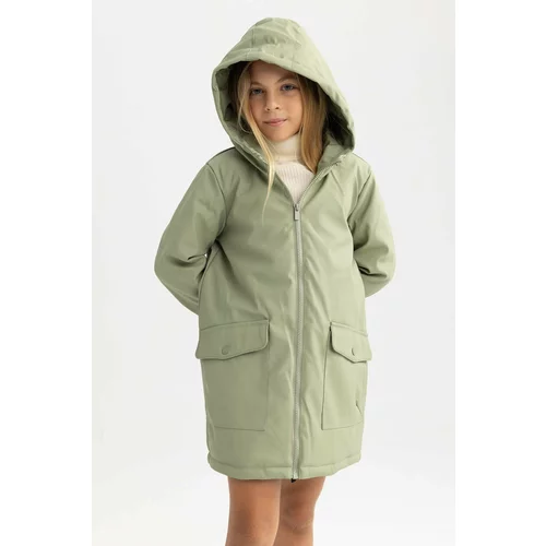 Defacto Hooded Raincoat