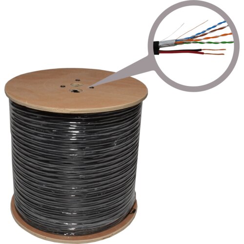 Eule Mrežni UTP CAT5e kabel + napajanje 2 x 0,75, CCA - CAT5+2C Slike