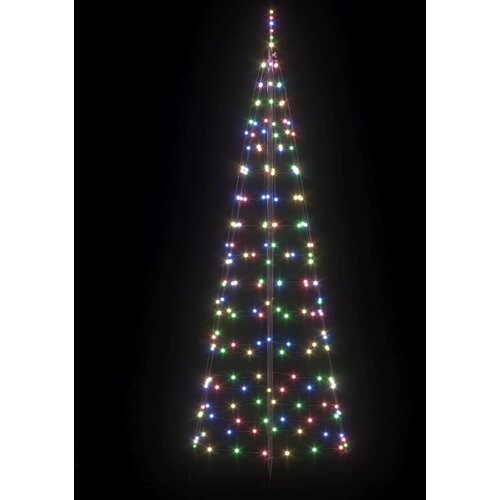  LED Božićno drvce s zemljanim klinovima &amp;Scaron;areni 250 cm Željezo Slike