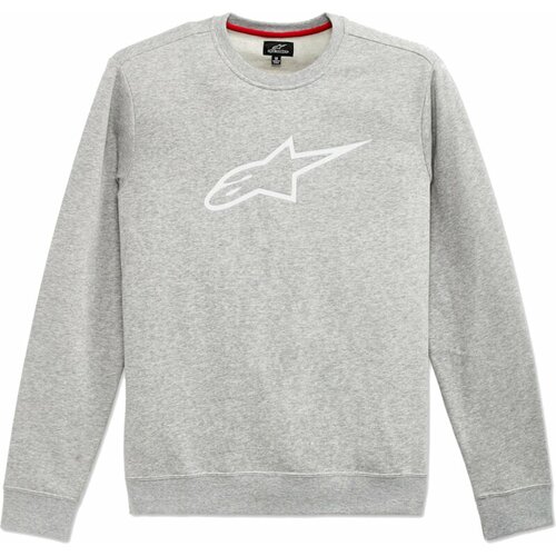 Alpinestars Ageless Crew Fleece Grey Heather/White L Hoodica Slike