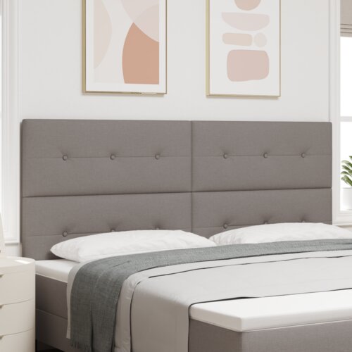  LED Naslon za glavo Taupe 100 cm Tkanina, (22067222) Cene