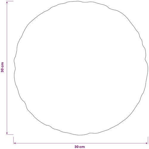  Presvlaka za jastuk 2 pcs HEERLEN Tirkizna &amp;Oslash; 30 cm Poliester Slike